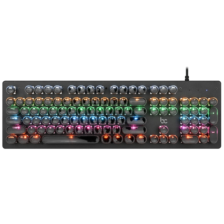 MSEZ HJK920-7 104-keys Electroplated Transparent Character Punk Keycap Colorful Backlit Wired Mechanical Gaming Keyboard, Support Autonomous Shaft Change(Black)
MSEZ HJK920-7 104-keys Electroplated Transparent Character Punk Keycap Colorful Backlit Wired Mechanical Gaming Keyboard, Support Autonomous Shaft Change(Black)