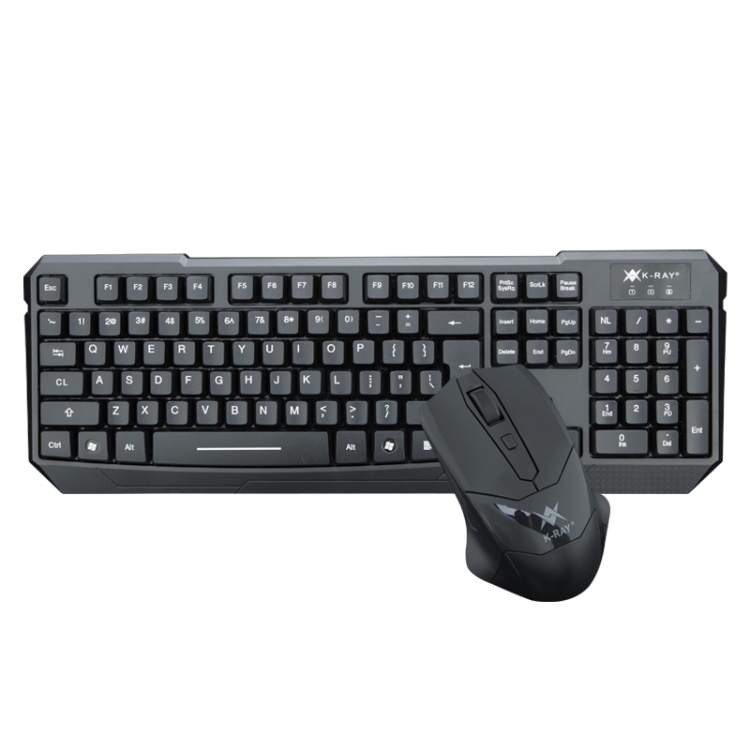 K-RAY KM350 2.4GHz Waterproof Intelligent Power Saving Keyboard Mouse Set(Black)
K-RAY KM350 2.4GHz Waterproof Intelligent Power Saving Keyboard Mouse Set(Black)