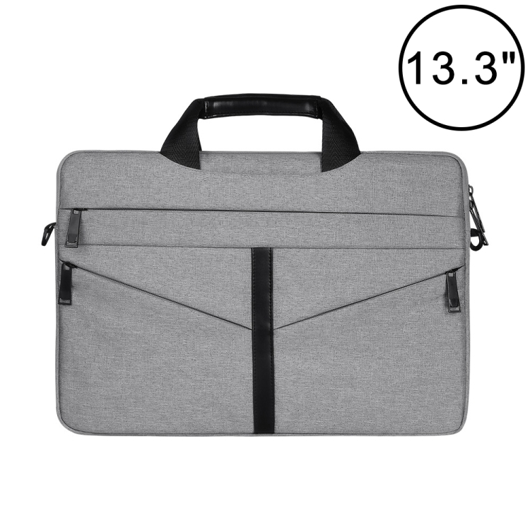 13.3 inch Breathable Wear-resistant Fashion Business Shoulder Handheld Zipper Laptop Bag with Shoulder Strap (Light Grey)
13.3 inch Breathable Wear-resistant Fashion Business Shoulder Handheld Zipper Laptop Bag with Shoulder Strap (Light Grey)
