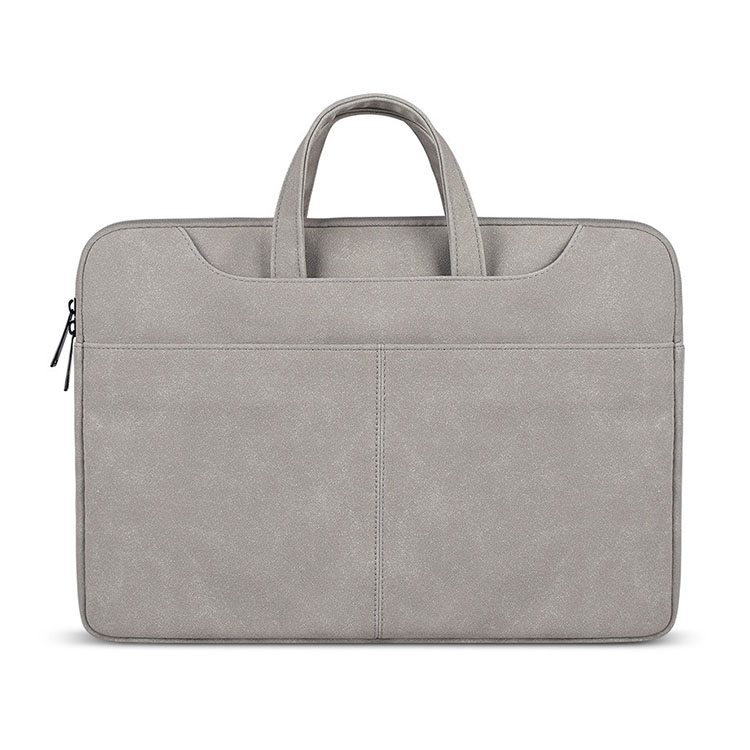 ST06S Waterproof PU Leather Zipper Hidden Portable Strap One-shoulder Handbag for 14.1 inch Laptops, with Magic Stick & Suitcase Belt (Light Grey)
ST06S Waterproof PU Leather Zipper Hidden Portable Strap One-shoulder Handbag for 14.1 inch Laptops, with Magic Stick & Suitcase Belt (Light Grey)