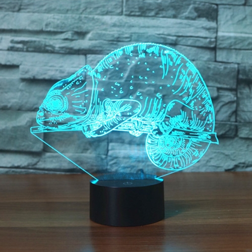 Chameleon Shape 3D Colorful LED Vision Light Table Lamp, Charging Touch Version
Chameleon Shape 3D Colorful LED Vision Light Table Lamp, Charging Touch Version