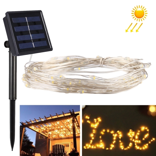 10m IP65 Waterproof Colorful Light Solar Panel Silver Wire String Light, 100 LEDs SMD 0603 Fairy Lamp Decorative Light
10m IP65 Waterproof Colorful Light Solar Panel Silver Wire String Light, 100 LEDs SMD 0603 Fairy Lamp Decorative Light