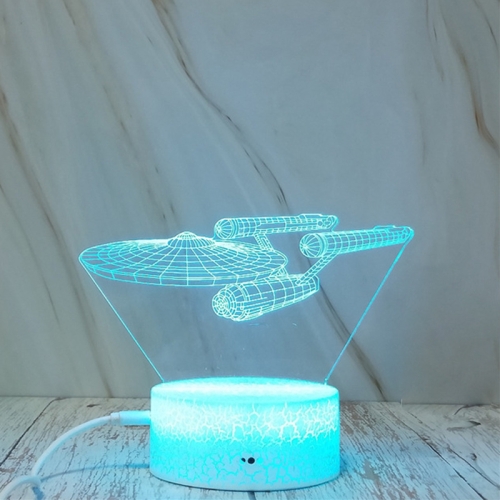 Spaceship Shape Creative Crack Touch Dimming 3D Colorful Decorative Night Light
Spaceship Shape Creative Crack Touch Dimming 3D Colorful Decorative Night Light