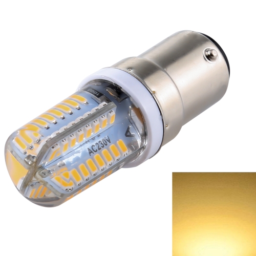 

E15 SMD 3014 64 LEDs Dimmable LED Corn Light, AC 220V (Warm White)