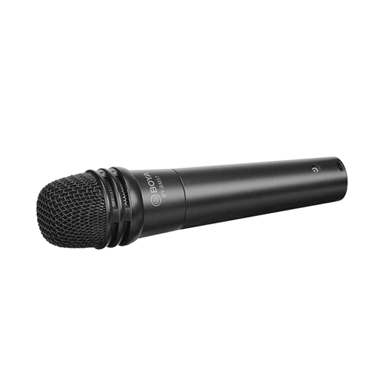 BOYA BY-BM57 Cardioid Dynamic Instrument Handheld Microphone Live K Song Recording Mic
BOYA BY-BM57 Cardioid Dynamic Instrument Handheld Microphone Live K Song Recording Mic