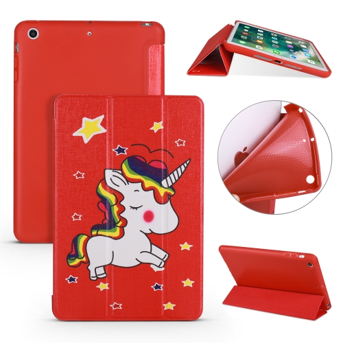 Unicorn Pattern Horizontal Flip PU Leather Case for iPad mini 3 / 2 / 1, with Three-folding Holder & Honeycomb TPU Cover
Unicorn Pattern Horizontal Flip PU Leather Case for iPad mini 3 / 2 / 1, with Three-folding Holder & Honeycomb TPU Cover
