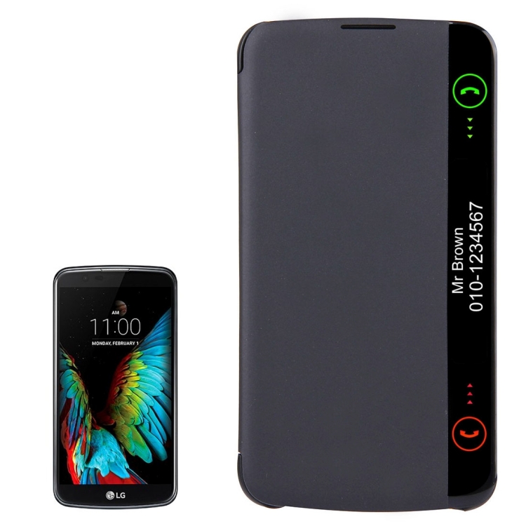 For LG K10 Solid Color Smooth Surface Horizontal Flip Leather Case with Caller ID Display Function(Black)
For LG K10 Solid Color Smooth Surface Horizontal Flip Leather Case with Caller ID Display Function(Black)