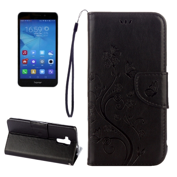 For Huawei Honor 5c Pressed Flowers Butterfly Pattern Horizontal Flip Leather Case with Holder & Card Slots & Wallet & Lanyard(Black)
For Huawei Honor 5c Pressed Flowers Butterfly Pattern Horizontal Flip Leather Case with Holder & Card Slots & Wallet & Lanyard(Black)
