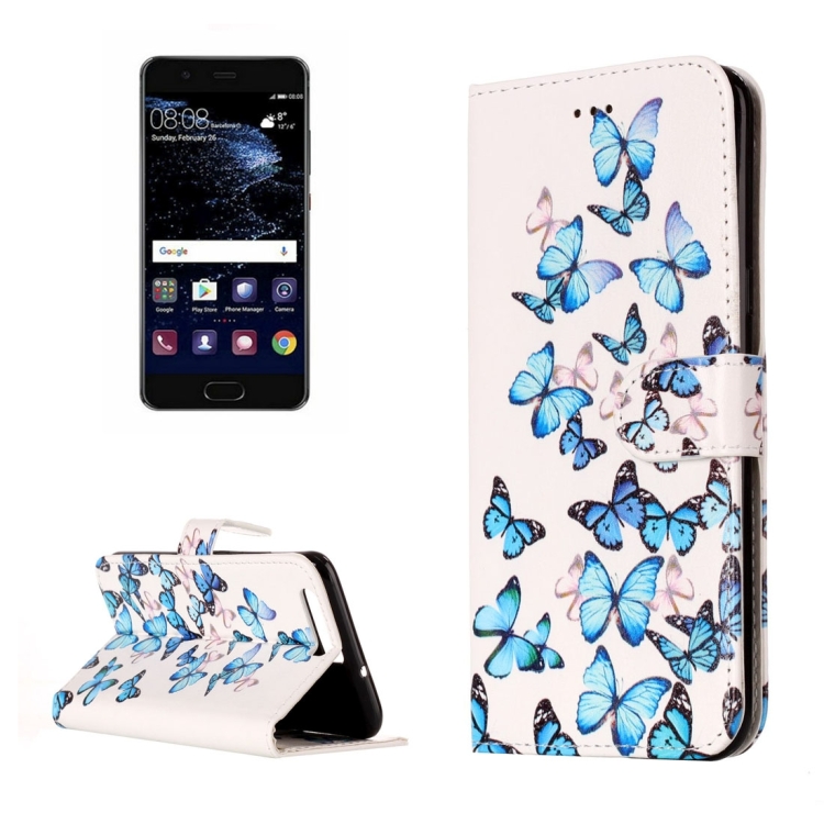 For Huawei P10 Little Blue Butterfly Pattern Horizontal Flip Leather Protective Case with Holder & Card Slots & Wallet
For Huawei P10 Little Blue Butterfly Pattern Horizontal Flip Leather Protective Case with Holder & Card Slots & Wallet