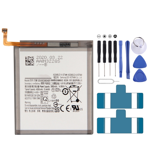 

EB-BG980ABY Li-ion Polymer Battery for Samsung Galaxy S20 SM-G980