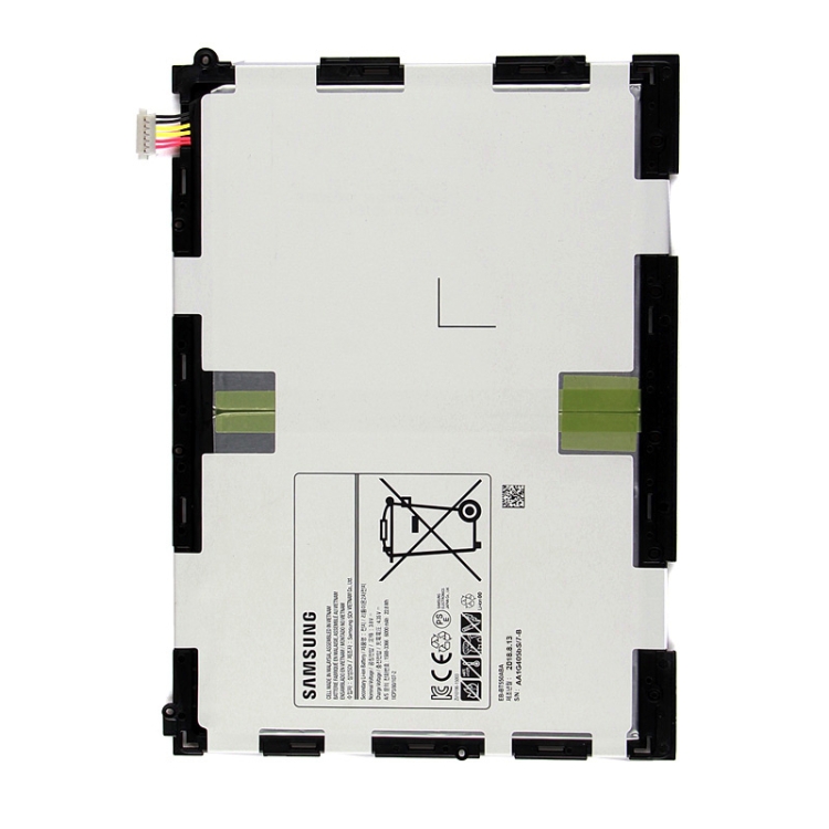 6000mAh Rechargeable Li-ion Battery EB-BT550ABA for Galaxy Tab A 9.7 / T550 / T555C / P555C / P550
6000mAh Rechargeable Li-ion Battery EB-BT550ABA for Galaxy Tab A 9.7 / T550 / T555C / P555C / P550