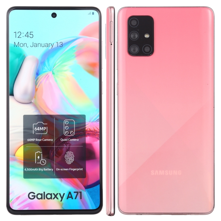 Original Color Screen Non-Working Fake Dummy Display Model for Samsung Galaxy A71 (Pink)
Original Color Screen Non-Working Fake Dummy Display Model for Samsung Galaxy A71 (Pink)