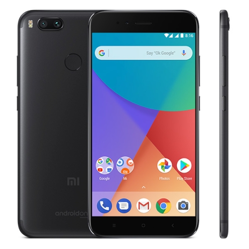 

[HK Stock] Xiaomi Mi A1, 4GB+32GB, Global Official Version, Dual Back Cameras, Fingerprint Identification, 5.5 inch Android 7.1 Qualcomm Snapdragon 625 Octa Core up to 2.0GHz, Network: 4G, Dual SIM(Black)