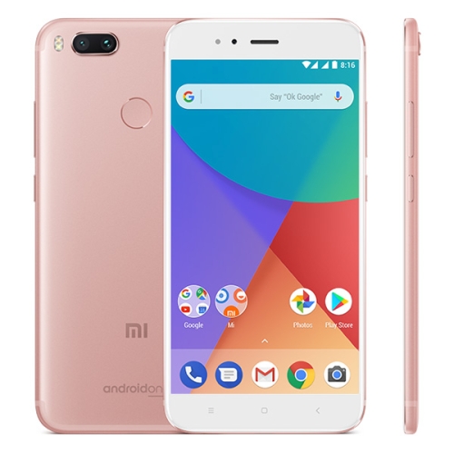 

[HK Stock] Xiaomi Mi A1, 4GB+32GB, Global Official Version, Dual Back Cameras, Fingerprint Identification, 5.5 inch Android 7.1 Qualcomm Snapdragon 625 Octa Core up to 2.0GHz, Network: 4G, Dual SIM(Rose Gold)