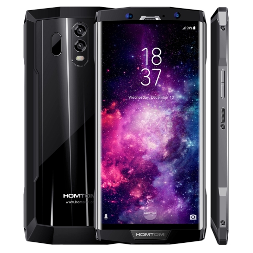 

[HK Stock] HOMTOM HT70, 4GB+64GB, Dual Back Cameras, Fingerprint Identification, 10000mAh Battery, 6.0 inch Android 7.0 MTK6750T Octa Core up to 1.5GHz, Network: 4G, Dual SIM(Black)