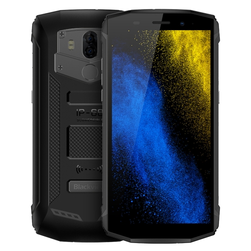 

[HK Stock] Blackview BV5800 Pro, 2GB+16GB, IP68 Waterproof Dustproof Shockproof, Dual Back Cameras, 5580mAh Battery, Fingerprint Identification, 5.5 inch Android 8.1 MTK6357 Quad Core up to 1.5GHz, NFC, OTG, Wireless Charge, Network: 4G (Black)