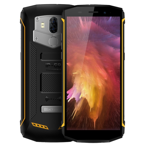 

[HK Stock] Blackview BV5800 Pro, 2GB+16GB, IP68 Waterproof Dustproof Shockproof, Dual Back Cameras, 5580mAh Battery, Fingerprint Identification, 5.5 inch Android 8.1 MTK6357 Quad Core up to 1.5GHz, NFC, OTG, Wireless Charge, Network: 4G (Yellow)