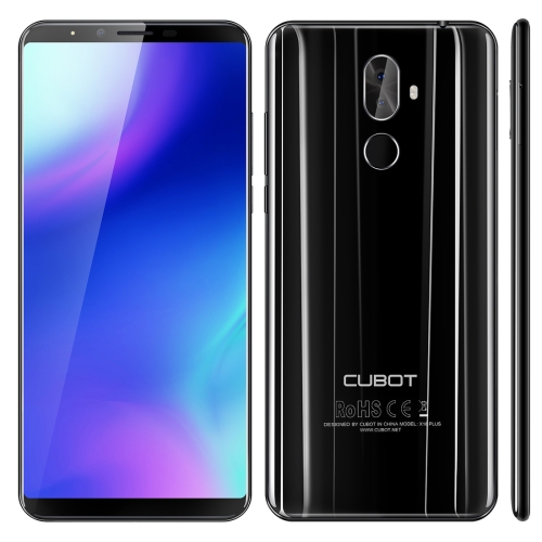 

[HK Warehouse] CUBOT X18 Plus, 4GB+64GB, Dual Back Cameras, Fingerprint Identification, 4000mAh Battery, 5.99 inch Android 8.0 MTK6750T Octa-Core up to 1.5GHz, Network: 4G, Dual SIM(Black)