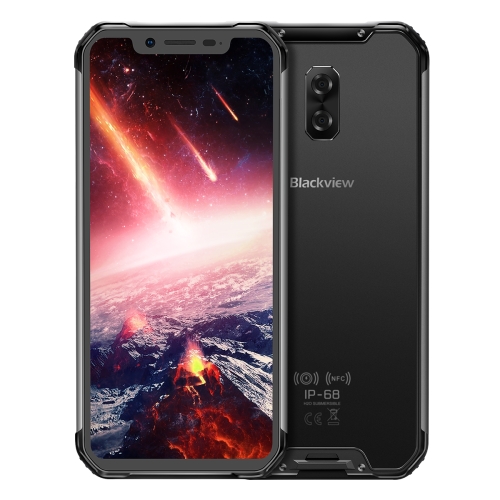 

[HK Warehouse] Blackview BV9600 Pro, 6GB+128GB, IP68/IP69K Waterproof Dustproof Shockproof, Dual Back Cameras, 5580mAh Battery, Face ID & Side-mounted Fingerprint Identification, 6.21 inch Android 9.0 Helio P70 (or P60) Octa Core up to 2.0GHz, NFC, Wirele