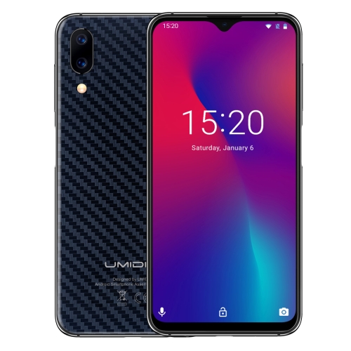 

[HK Stock] UMIDIGI One Max, 4GB+128GB, Global Band Dual 4G, US Version, Dual Back Cameras, Face ID & Side Fingerprint Identification, 6.3 inch Android 8.1 MTK Helio P23 Octa Core up to 2.0GHz, Network: 4G, NFC, OTG, Dual SIM(Carbon Fiber Black)