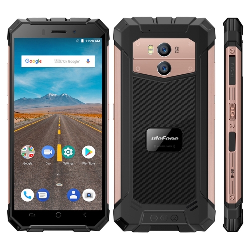 

[HK Stock] Ulefone Armor X Triple Proofing Phone, 2GB+16GB, IP68 Waterproof Dustproof Shockproof, Dual Back Cameras, 5500mAh Battery, Face & Fingerprint Identification, 5.5 inch Android 8.1 MTK6739 Quad Core 64-bit up to 1.5GHz, Network: 4G, NFC, OTG, Wir