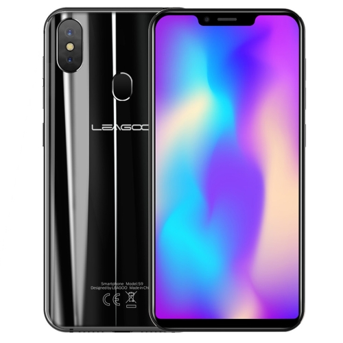 

[HK Stock] LEAGOO S9, 4GB+32GB, Dual Back Cameras, Face & Fingerprint Identification, 5.85 inch Android 8.1 MTK6750 Octa Core up to 1.5GHz, Network: Dual 4G, OTG, VoLTE, Dual SIM(Black)
