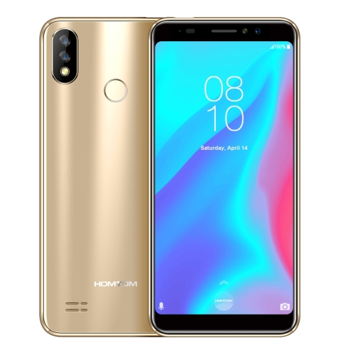 

[HK Stock] HOMTOM C8, 2GB+16GB, Dual Back Cameras, Face ID & Fingerprint Identification, 5.5 inch Android 8.1 MTK6739 Quad Core up to 1.3GHz, Network: 4G, OTG, OTA, Dual SIM (Gold)