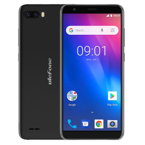

[HK Stock] Ulefone S1, 1GB+8GB, Dual Back Cameras, Face Identification, 5.5 inch Android GO 8.1 MTK6580 Quad-core 64-bit up to 1.3GHz, Network: 3G, Dual SIM(Black)