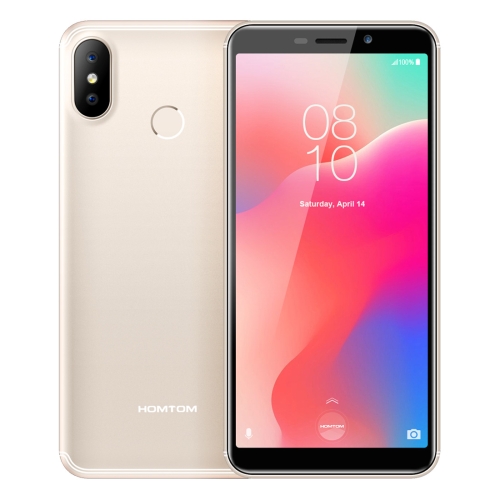 

[HK Stock] HOMTOM C1, 1GB+16GB, Dual Back Cameras, Fingerprint Identification, 5.5 inch Android GO MTK6580A Quad Core up to 1.3GHz, Network: 3G, Dual SIM, OTA(Champagne Gold)
