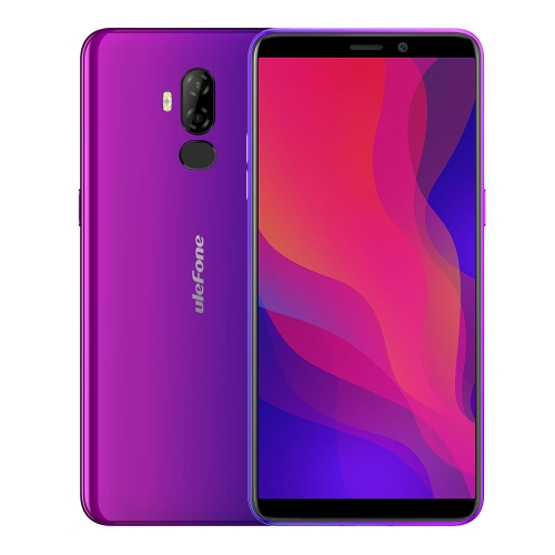 

[HK Stock] Ulefone Power 3L, 2GB+16GB, Dual Back Cameras, Face ID & Fingerprint Identification, 6350mAh Battery, 6.0 inch Android 8.1 MTK6739 Quad-core 64-bit up to 1.5GHz, Network: 4G, OTG, Dual SIM(Purple)