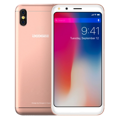 

[HK Stock] DOOGEE X53, 1GB+16GB, Dual Back Cameras, 5.3 inch Android 7.0 MTK6580M Quad Core up to 1.3GHz, Network: 3G, OTA, Dual SIM(Gold)