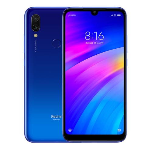 

[HK Stock] Xiaomi Redmi 7, 3GB+32GB, Global Official Version, Face ID & Fingerprint Identification, 4000mAh Battery, 6.26 inch Dot Notch Screen MIUI 10.0 Qualcomm Snapdragon 632 Octa-core up to 1.8GHz, Network: 4G(Dream Blue)