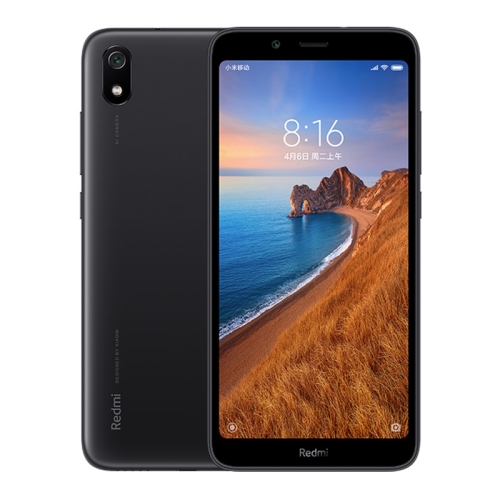 

[HK Stock] Xiaomi Redmi 7A, 2GB+16GB, Global Official Version, Face Identification, 4000mAh Battery, 5.45 inch MIUI 10.0 Qualcomm Snapdragon SDM439 Octa-core up to 2.0GHz, Network: 4G, Big Fonts, Big Volume(Black)