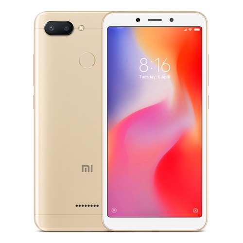 

[HK Stock] Xiaomi Redmi 6, 3GB+64GB, Global Official Version, AI Dual Back Cameras, Face & Fingerprint Identification, 5.45 inch MIUI 9.0 Helio P22 Octa Core up to 2.0GHz, Network: 4G(Gold)