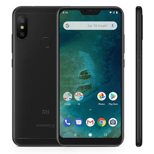 

[HK Stock] Xiaomi Mi A2 Lite, 4GB+64GB, Global Official Version, AI Dual Back Cameras, Fingerprint Identification, 4000mAh Battery, 5.84 inch Android One Qualcomm Snapdragon 625 Octa Core up to 2.0GHz, Network: 4G, Dual SIM(Black)