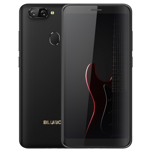

[HK Stock] BLUBOO D6, 2GB+16GB, Dual Back Cameras, Face ID & Fingerprint Identification, 5.5 inch 2.5D Curved Android 8.1 MTK6580A Quad Core up to 1.3GHz, Network: 3G, Dual SIM(Black)