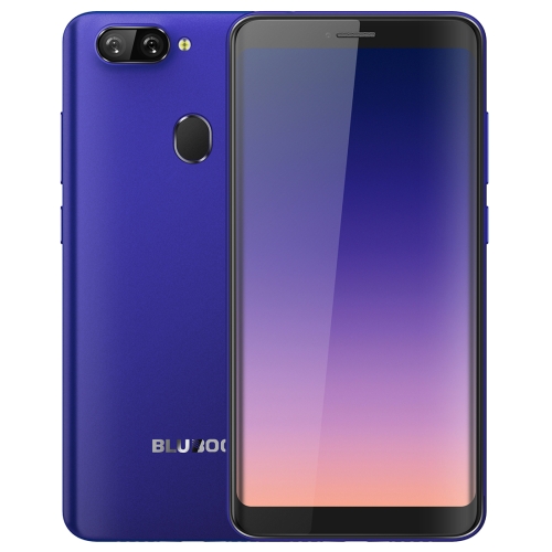 

BLUBOO D6, 2GB+16GB, Dual Back Cameras, Face ID & Fingerprint Identification, 5.5 inch 2.5D Curved Android 8.1 MTK6580A Quad Core up to 1.3GHz, Network: 3G, Dual SIM(Blue)