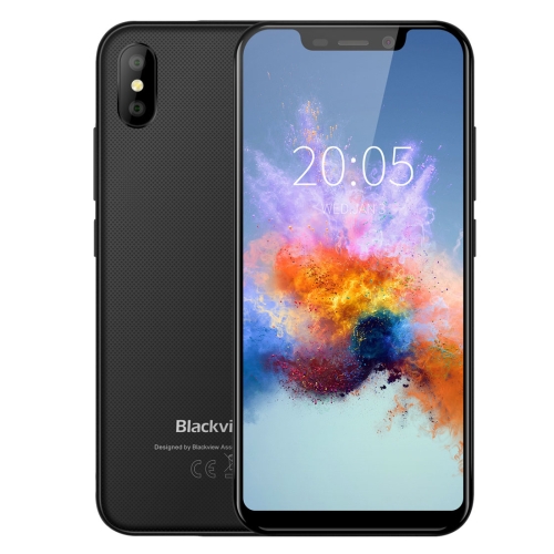 

[HK Stock] Blackview A30, 2GB+16GB, Face ID Unlock, 5.5 inch Android 8.1 MTK6580A Quad Core up to 1.3GHz, Network: 3G, Dual SIM(Black)
