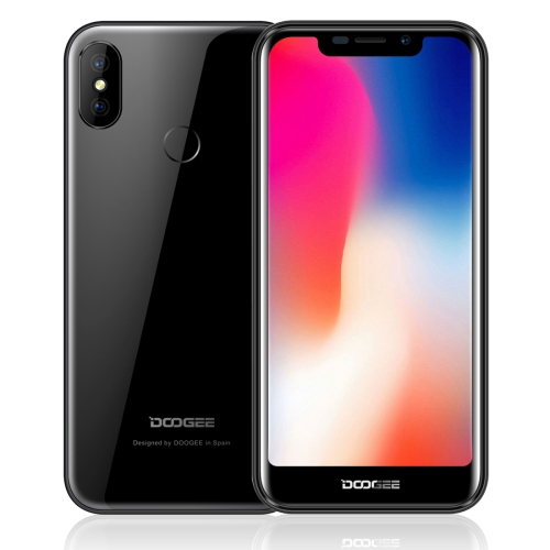 

[HK Warehouse] DOOGEE X70, 2GB+16GB, Dual Back Cameras, Face ID & DTouch Fingerprint Identification, 5.5 inch Android 8.1 MTK6580A Quad Core up to 1.3GHz, Network: 3G, OTA, Dual SIM(Black)