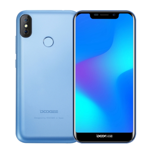 

[HK Warehouse] DOOGEE X70, 2GB+16GB, Dual Back Cameras, Face ID & DTouch Fingerprint Identification, 5.5 inch Android 8.1 MTK6580A Quad Core up to 1.3GHz, Network: 3G, OTA, Dual SIM(Blue)