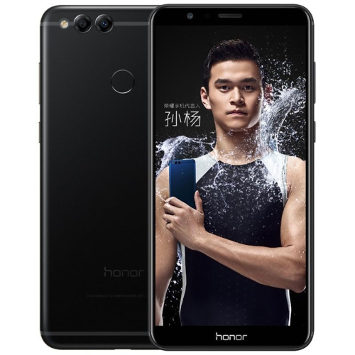 

Huawei Honor 7X BND-AL10, 4GB+32GB, Fingerprint Identification, 5.93 inch EMUI 5.1 (Android 7.0) Kirin 659 Octa Core up to 2.36GHz, Network: 4G, Dual SIM(Black)