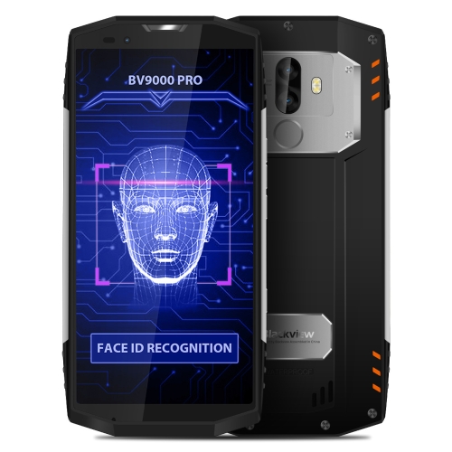 

[HK Stock] Blackview BV9000 Pro, 6GB+128GB, IP68 Waterproof Dustproof Shockproof, Dual Back Camera, Face & Fingerprint Identification, 5.7 inch Android 7.1 MTK6757CD (Helio P25) Octa Core up to 2.6GHz, NFC, OTG, Network: 4G(Silver)