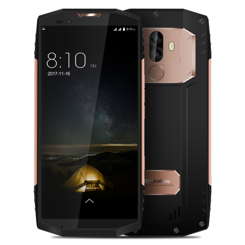 

[HK Stock] Blackview BV9000, 4GB+64GB, IP68 Waterproof Dustproof Shockproof, Dual Back Camera, Fingerprint Identification, 5.7 inch Android 7.1 MTK6757CD (Helio P25) Octa Core up to 2.6GHz, NFC, OTG, Network: 4G(Gold)