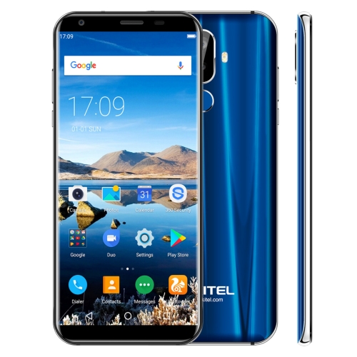 

[HK Stock] OUKITEL K5, 2GB+16GB, Dual Back Cameras, Fingerprint Identification, 5.7 inch Android 7.0 MTK6737T Quad Core up to 1.5GHz, Network: 4G, Dual SIM (Blue)