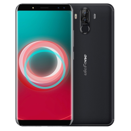 

[HK Stock] Ulefone Power 3s, 4GB+64GB, Dual Back Cameras + Dual Front Cameras, 6350mah Big Battery, Face & Fingerprint Identification, 6.0 inch Android 7.1 MTK6763 Octa-core up to 2.0GHz, Network: 4G, OTG, Dual SIM(Black)
