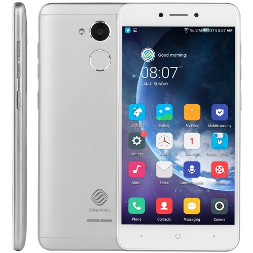 

[HK Stock] China Mobile A3S M653, 2GB+16GB, Dual Front Cameras, Fingerprint Identification, 5.2 inch Android 7.1 Qualcomm Snapdragon 425 MSM8917 Quad Core up to 1.4GHz, Network: 4G, VoLTE(Silver)