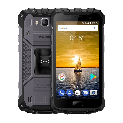 

[HK Stock] Ulefone Armor 2 Rugged Phone, 6GB+64GB, IP68 Waterproof Dustproof Shockproof, Fingerprint Identification, 5.0 inch Android 7.0 MTK Helio P25 Octa Core 64-bit up to 2.6GHz, Network: 4G, NFC, OTG, Dual SIM(Dark Gray)