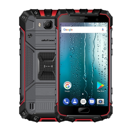 

[HK Stock] Ulefone Armor 2 Rugged Phone, 6GB+64GB, IP68 Waterproof Dustproof Shockproof, Fingerprint Identification, 5.0 inch Android 7.0 MTK Helio P25 Octa Core 64-bit up to 2.6GHz, Network: 4G, NFC, OTG, Dual SIM(Red)