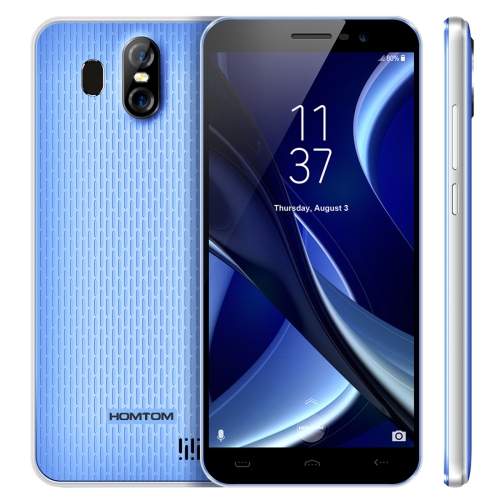 

[HK Stock] HOMTOM S16, 2GB+16GB, Dual Back Cameras, Fingerprint Identification, 5.5 inch Android 7.0 MTK6580 Quad Core up to 1.3GHz, Network: 3G, Dual SIM, OTA(Blue)