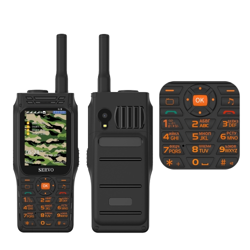 

SERVO F3 Mobile Phone, Russian Key, 4000mAh Battery, 2.4 inch, Spredtrum SC6531, 23 Keys, Support Bluetooth, FM, Magic Voice, Flashlight, TV, GSM, Quad SIM(Black)